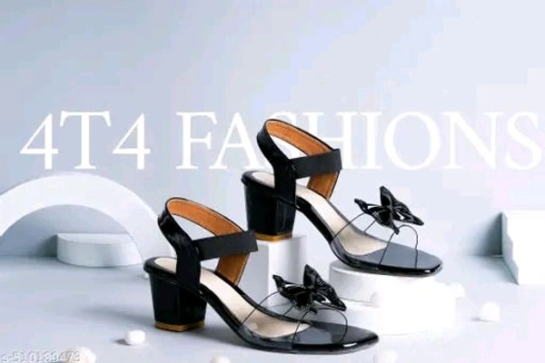 Latest women heels Women Fashion Sandal | Transparent Fancy Heels for Women | Bridal - IND-4