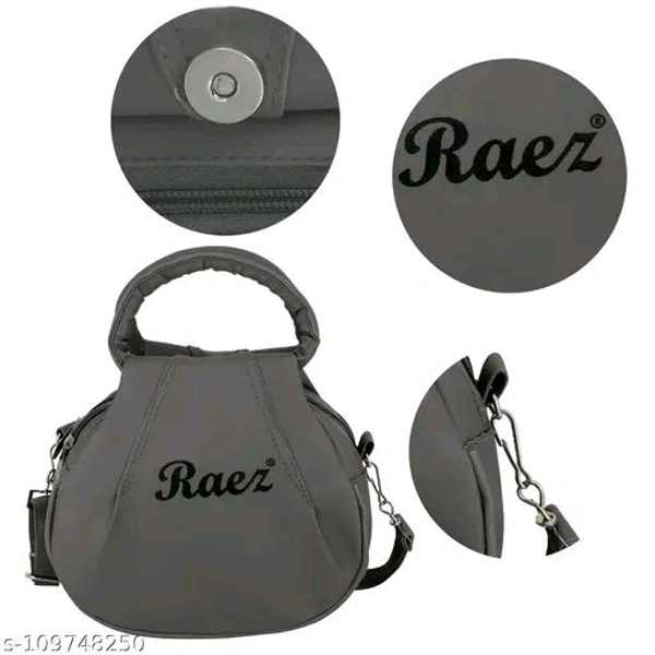 Reaz Stylish Sling Potli Bag (Grey) - Mine Shaft