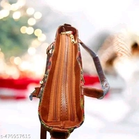 Trendy Multicolor Printed Handbag for Women - Designer Shoulder Bag with Tassel, Lightweight & Durable Ladies Purse for Casual, Office & Party Wear