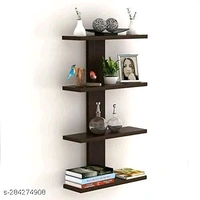wooden Wall Shelves 1 danda 4 shelf