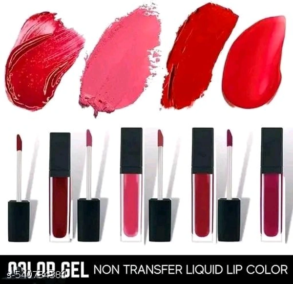Combo of Red Edition Liquid Matte Mini Lipstick, 6-ml with 3in1 Eyeliner, mascara and Eyebrow Pencil Wi& With kajal ( Pack Of 9 Piece ) / Best Products / Makeup Combo / Premium Combo Of Makeup / Gifts / Fire Lipstick / Trending Lipstick / Trending Edition
