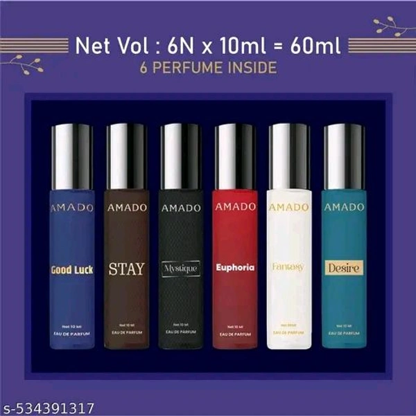 ORIENTAL FRESH PERFUME PACK OF SIX WITH LUXURY PERFUME 6X10ML