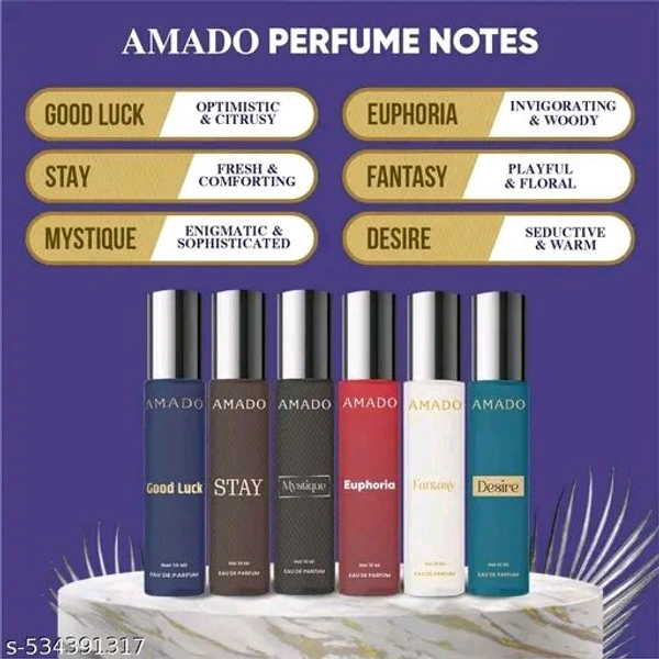 ORIENTAL FRESH PERFUME PACK OF SIX WITH LUXURY PERFUME 6X10ML