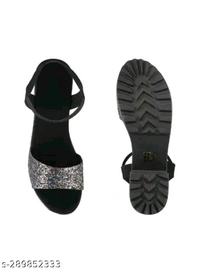 Girl's Stylish Heel Sandal, Block Heel,Comfort, Platform, Heels For Women, Heels Stylish Under 300, Heels Under 500, Heels  - Black, IND-3
