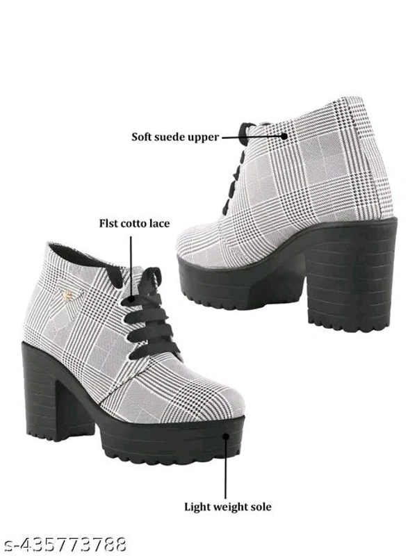 TRYME Stylish & Comfortable Fashion Block Heel Boots For Womens & Girls - IND-5