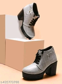 TRYME Stylish & Comfortable Fashion Block Heel Boots For Womens & Girls - IND-5