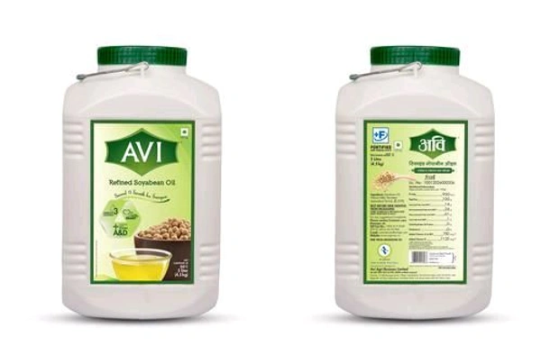 AVI Refined Soyabean Oil Can - 15 Kg
