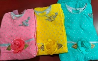 Women's Kids frock - 24, Yellow