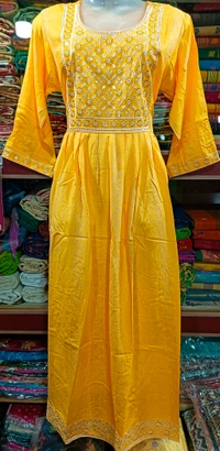 Long Kurti - XXL, Tickle Me Pink