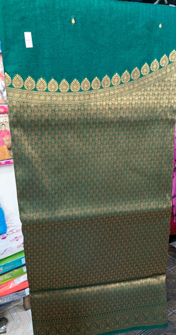 South Silk Saree - Red Orange