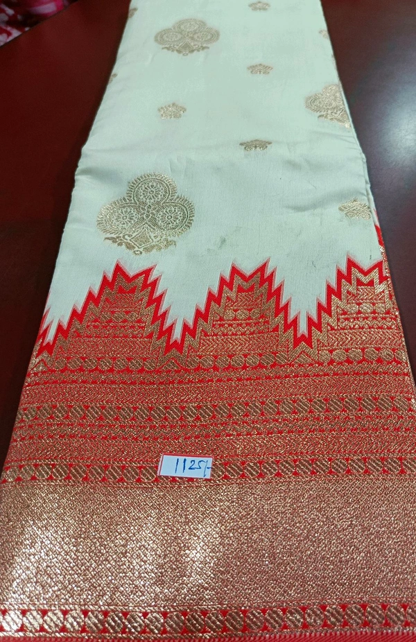 White Silk Saree