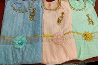 Kids Woman's Frock - 22, Pink Lace