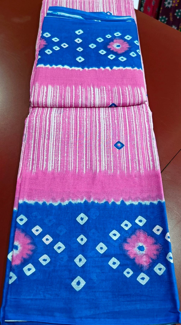 Mul Mul Cutton Saree - Yellow