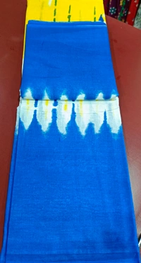 Cutton Mul Mul Saree - Yellow