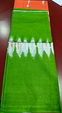 Cutton Mul Mul Saree - Red Orange