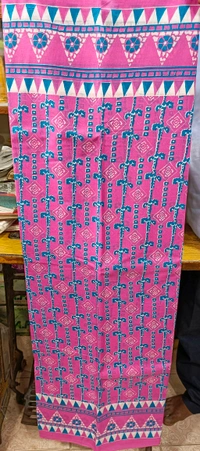 Cutton Mul Mul Saree - Red