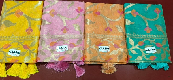 Kaashi Silk Saree  - Web Orange