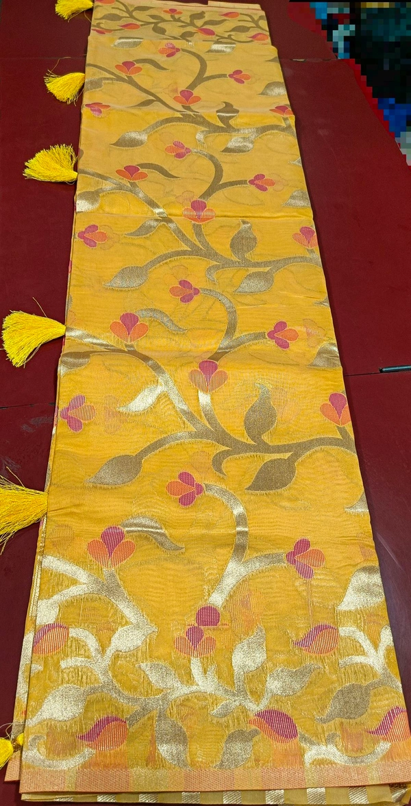 Kaashi Silk Saree  - Web Orange