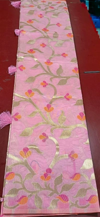 Kaashi Silk Saree  - Web Orange