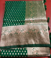 South Silk Saree - Dark Blue
