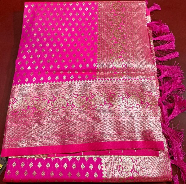 South Silk Saree - Dark Blue
