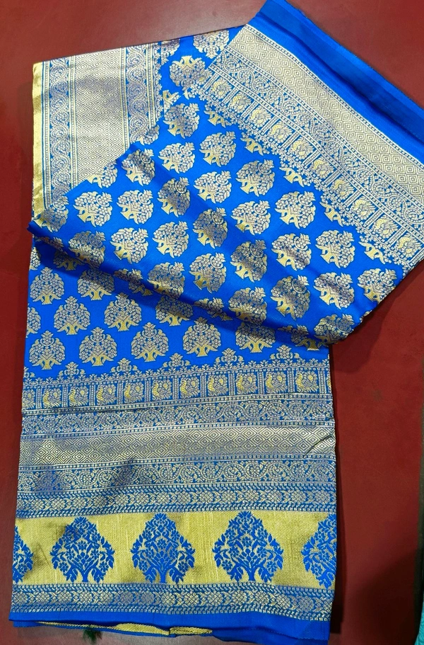 Maharani Fancy Silk Saree - Red