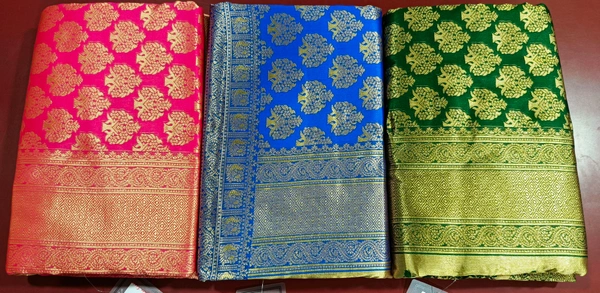 Maharani Fancy Silk Saree - Blue