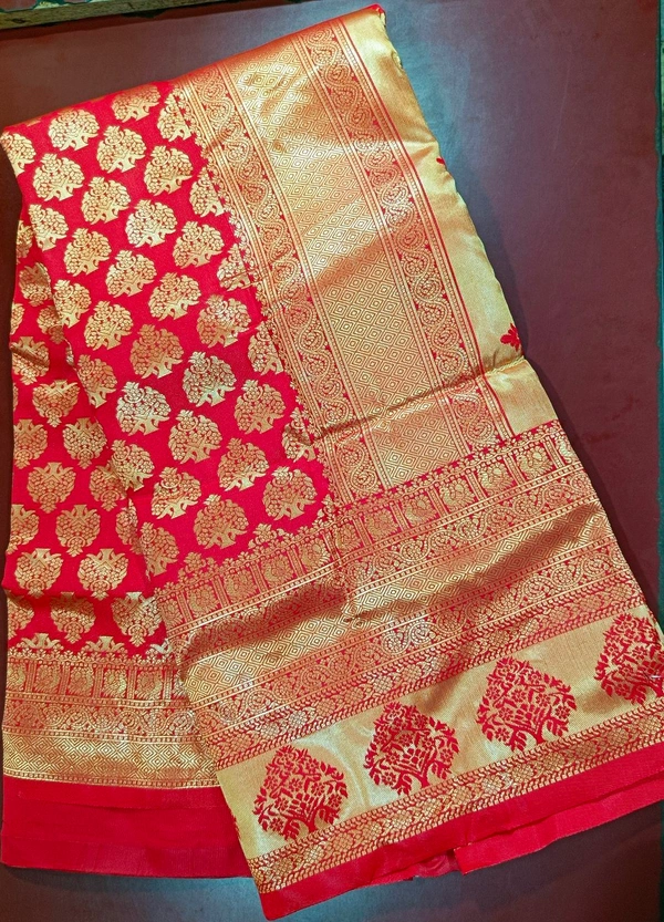 Maharani Fancy Silk Saree - Blue
