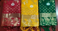 Gulab Organza Silk Saree - Dark Blue