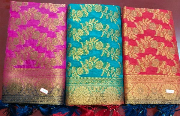 Oranga Silk Saree - Magenta / Fuchsia