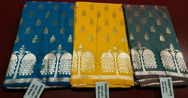 Maharani Silky Silk Saree - Japanese Laurel