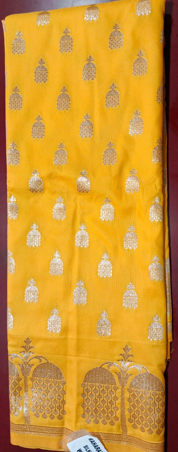 Maharani Silky Silk Saree - Japanese Laurel