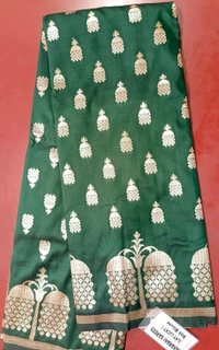 Maharani Silky Silk Saree - Japanese Laurel