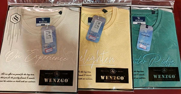 WENZGO Cutton T Shirts - Calico, L