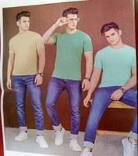 WENZGO Cutton T Shirts - Calico, L