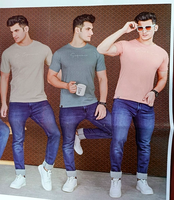 WENZGO Cutton T Shirts - Calico, M