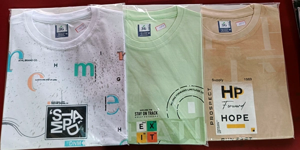 Cutton T Shirts - XXL, Peach