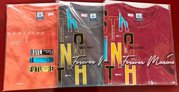 Cutton T Shirts - XXL, Dorado