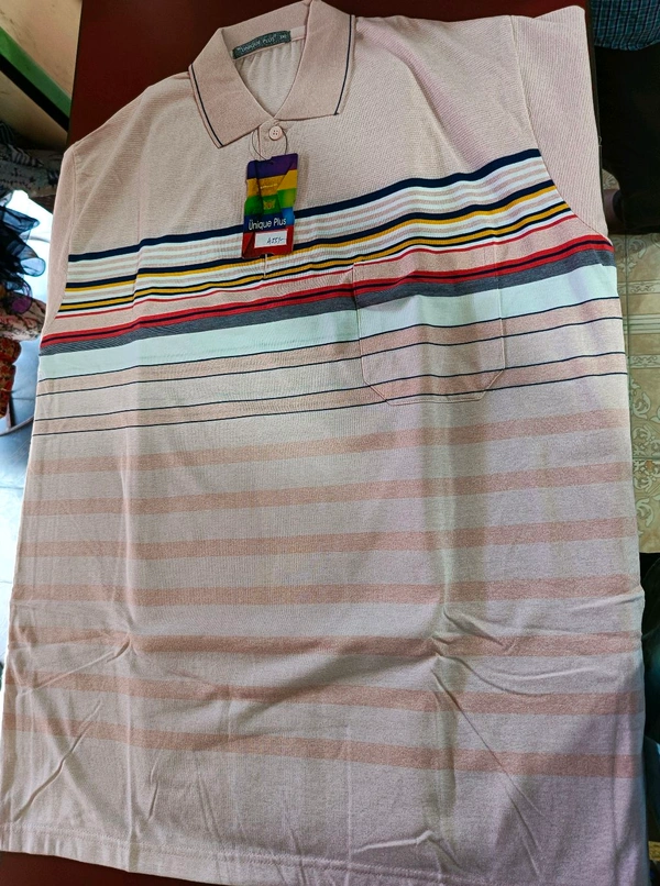 UPNIQUE PLUS Cotton Collar T Shirts - 3XL, Wewak