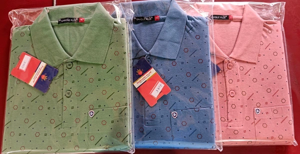 UNIQUE PLUS Cutton Lycra T Shirts - Froly, L