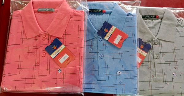 UNIQUE PLUS Cutton Lycra T Shirts - Froly, L
