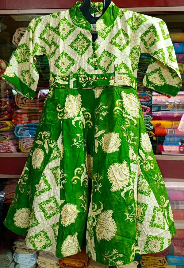 Girl's Fancy Frock - Japanese Laurel, 20