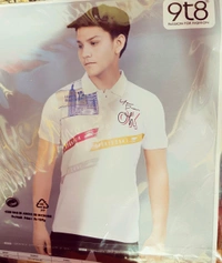 9t8 Cotton Collar T-shirt's - 32, Viking