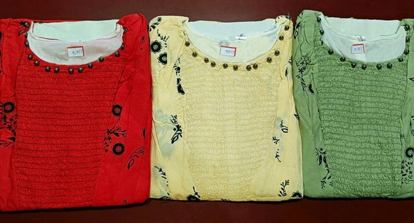 One Pice Kurti - Pastel Green, Free Size