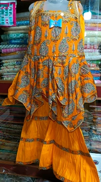 Kids Frock And Pant Set - 28, Razzmatazz