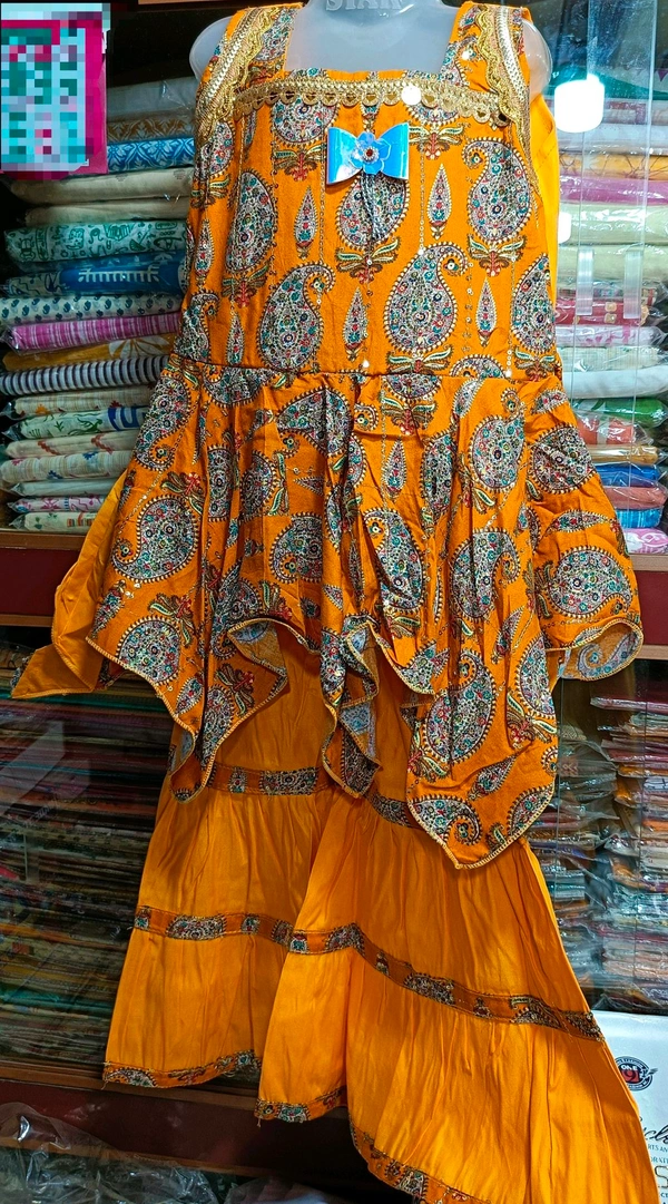 Kids Frock And Pant Set - 28, Razzmatazz