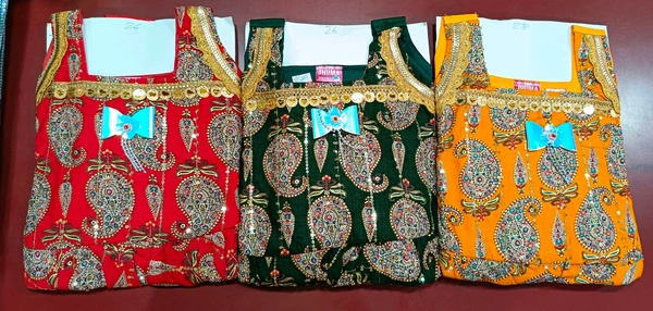 Kids Frock And Pant Set - 28, Razzmatazz