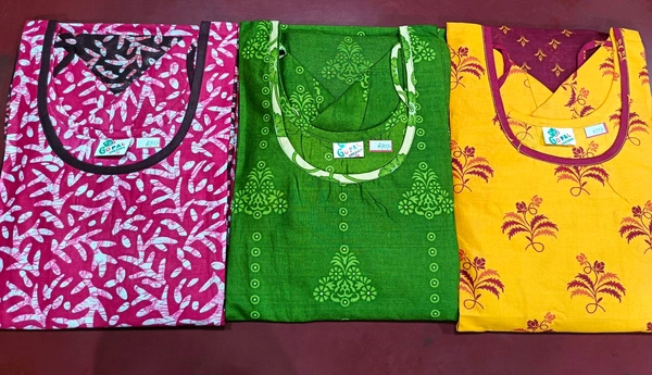 Cotton Churidar Pant & Dupatta Set - XXL, Yellow