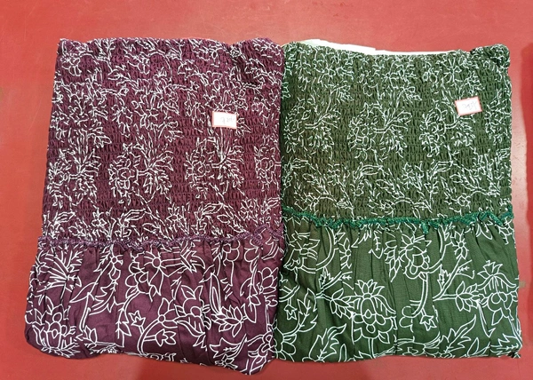 One Pice With Coat  - Free Size, Japanese Laurel