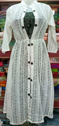 One Pice With Coat  - Free Size, Blue